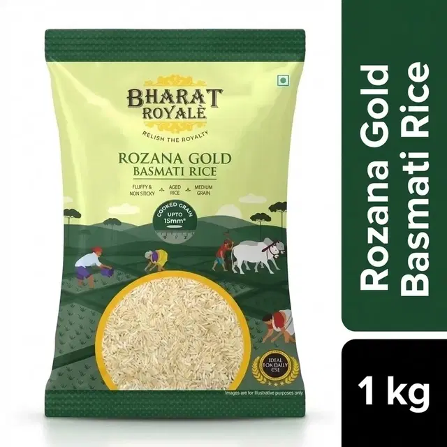 Bharat Royale Rozana Gold Basmati Rice 1 kg