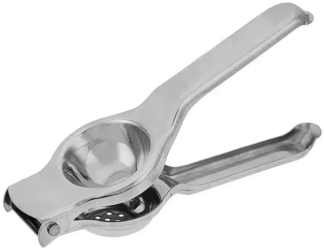Stainless Steel Lemon Squeezer with Opener, Silver