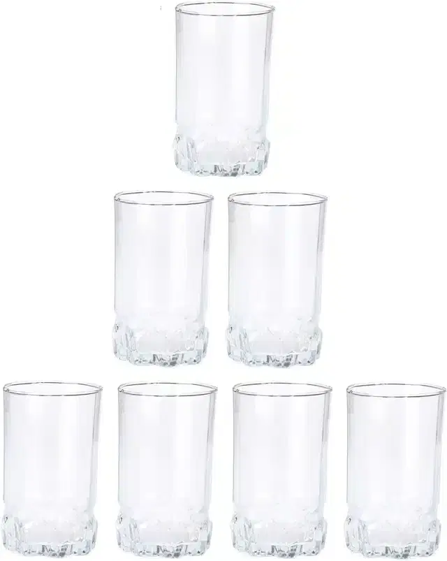 Liquor cum Cocktail Glasses, Transparent, 300 ml, Pack of 7