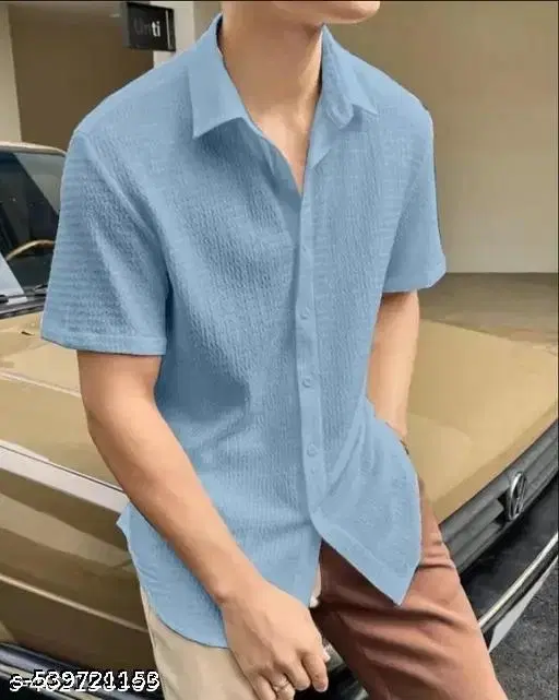 Shirts for Men (Blue, XXS)