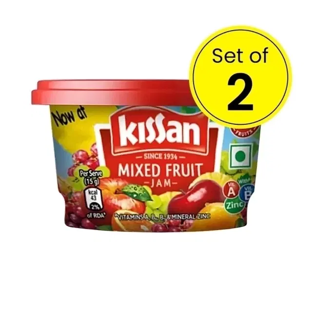 Kissan Mixed Fruit Jam 2X95 g (Pack of 2)