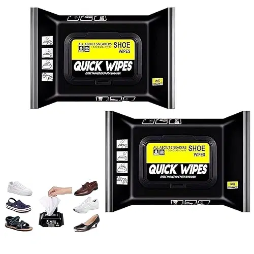 Instant Shoe Cleaner 80 Pcs Wipes, Pack of 1