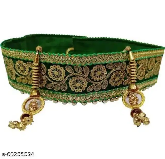 Kamarband for Women (Green, 2 m)