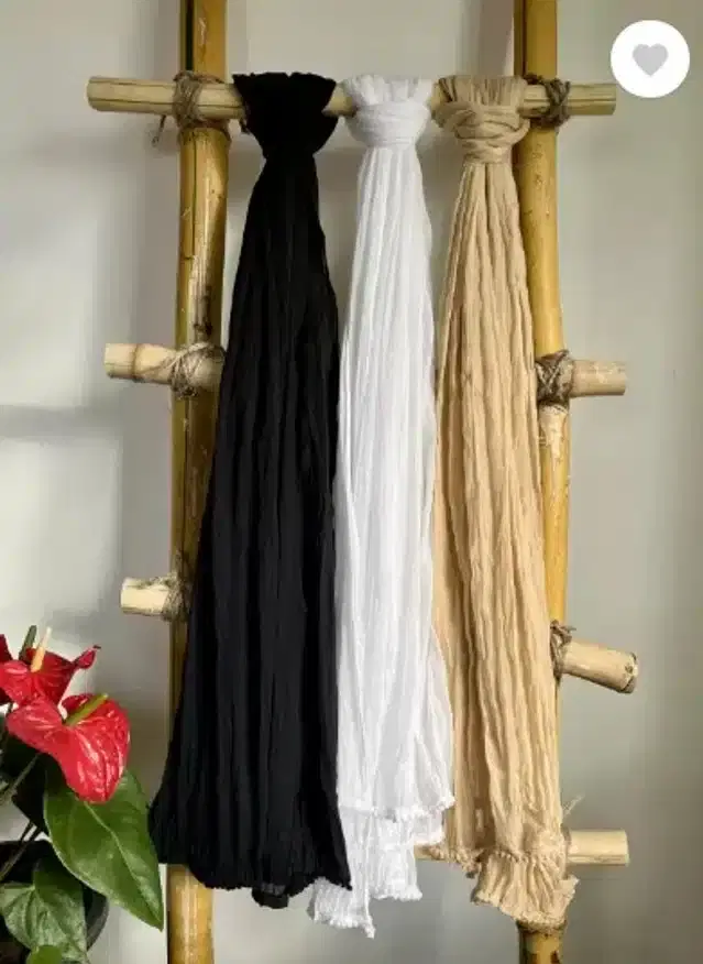 Dupatta for Women, Pack of 3 (Multicolor, 2 m)