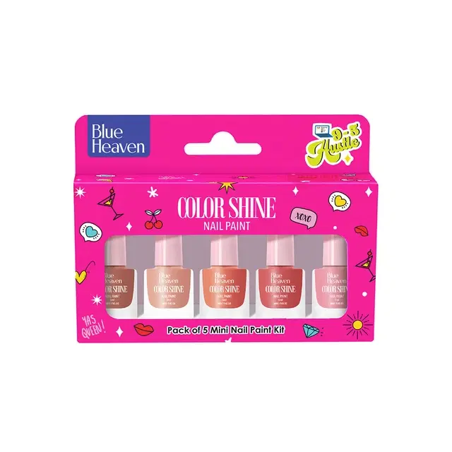 Blue Heaven Color Shine Nail Pack, 5- 9 To 5 Hustle (Pack of 1)