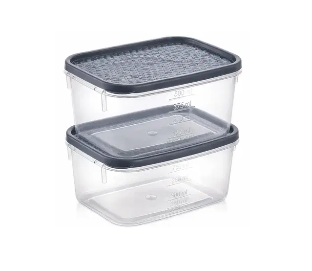 ALL TIME Polka Container, 2x500ml [Set of 2]