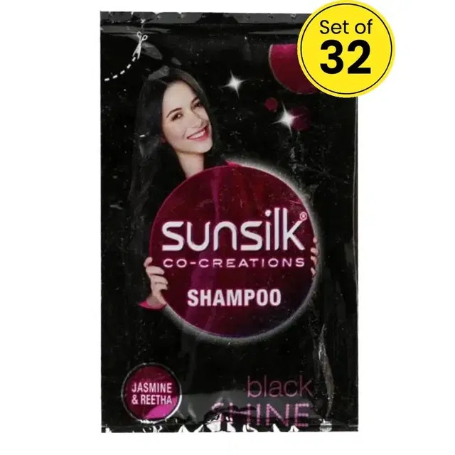 Sunsilk Black Shine Shampoo 32X6 ml (Set Of 32)