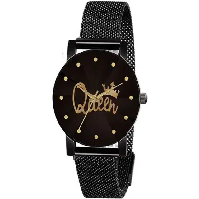 Women's Analog Watches, Pack of 1 (Black)