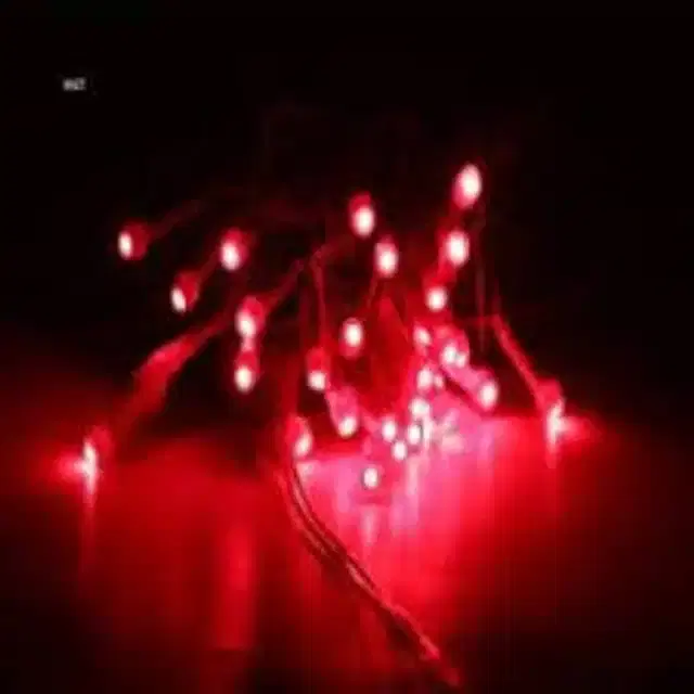 LED String Lights, Red, 15 m