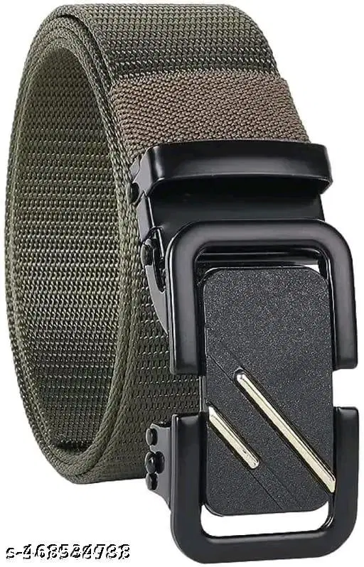 Polyester Belt for Men (Multicolor, 26)