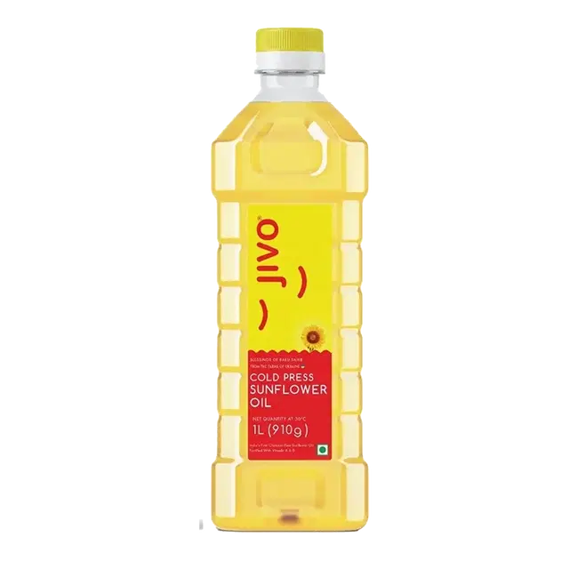 Jivo Cold Press Sunflower Oil 1 L (Bottle)