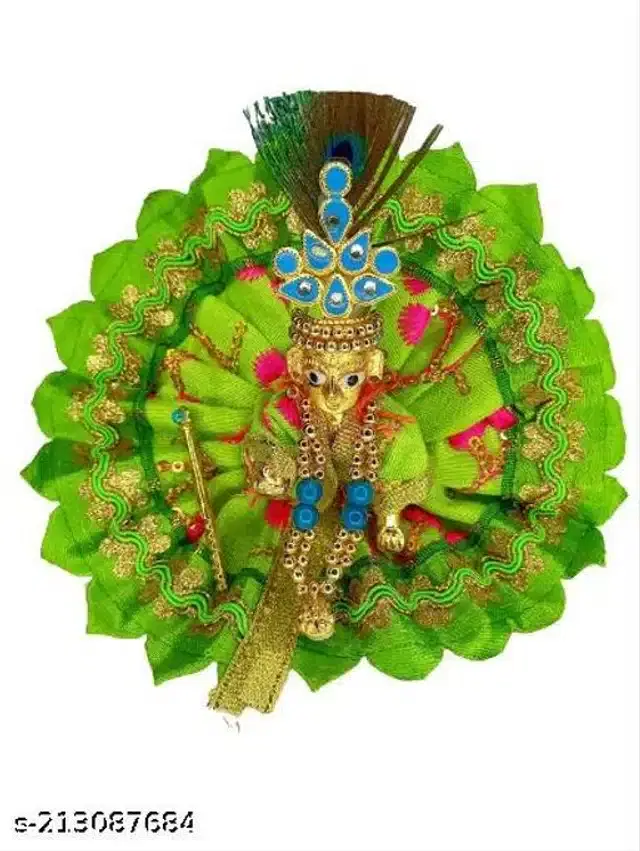 Brass Laddu Gopal Idol, Gold