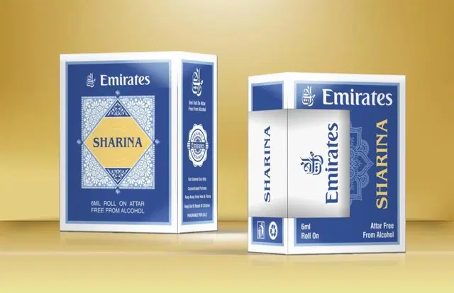 Emirates Sharina Alcohol Free Roll On Ittar for Men & Women, 6 ml