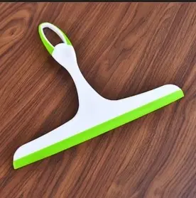 Multi-Purpose Handheld Window and Glass Cleaning Wiper - Durable Rubber Blade Scraper for Shower, Mirrors, Tiles, and Car Windshields.