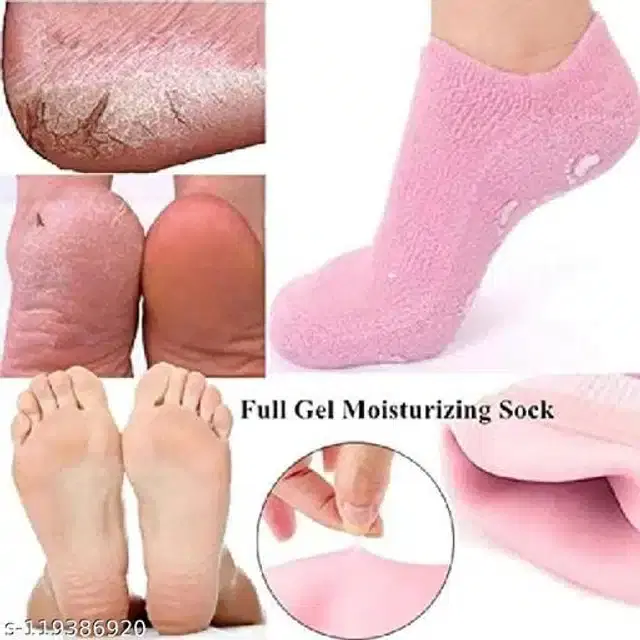 Moisturizing Silicon Gel Socks, Assorted