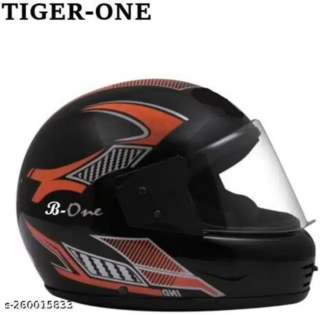 Full Face Helmet For Men & Women, Black & Red