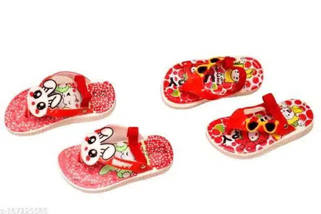 Sandals for Kids, Set of 2 (Multicolor, 10-12 Months)