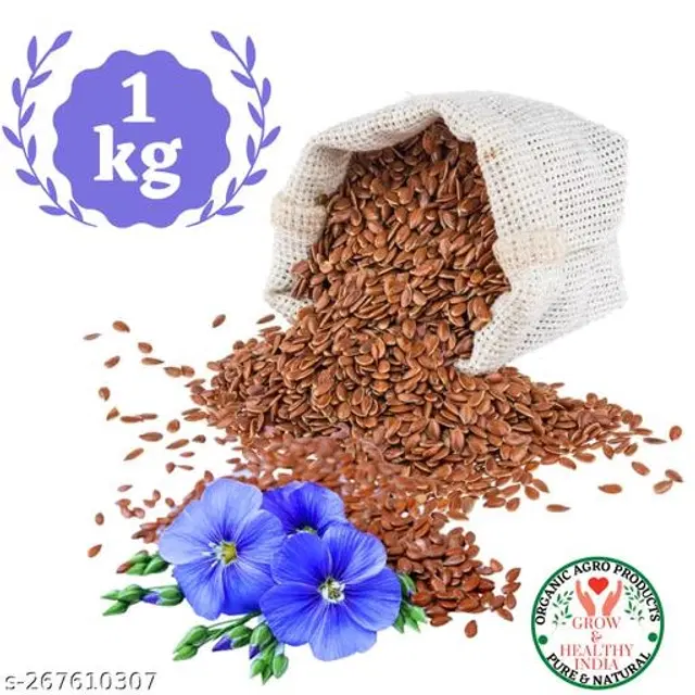 Brown Flax Seeds, 1000 g