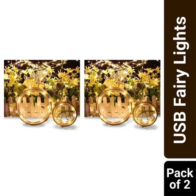 Mprow 5 Meter Usb Fairy Light For Garden (Pack of 2)