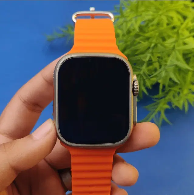 Nylon Strap Smart S8 Ultra Smart Watch for Men & Women, Orange
