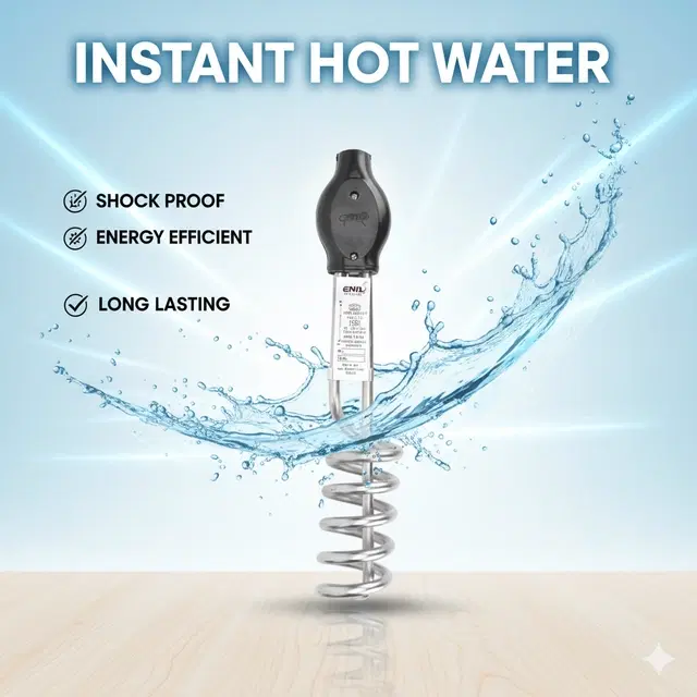 Copper Immersion Rod ,Multicolour, 1500 Watts