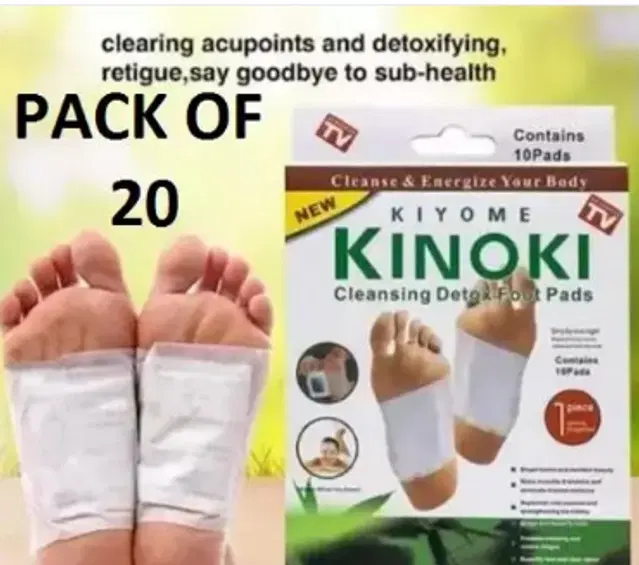Kinoki Stress Relief 10 Pcs Foot Heat Patches Pads, Set of 3