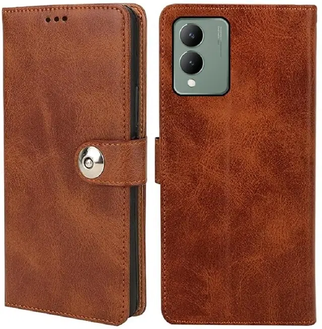 Flip Mobile Cover for Vivo Y17s, Multicolor
