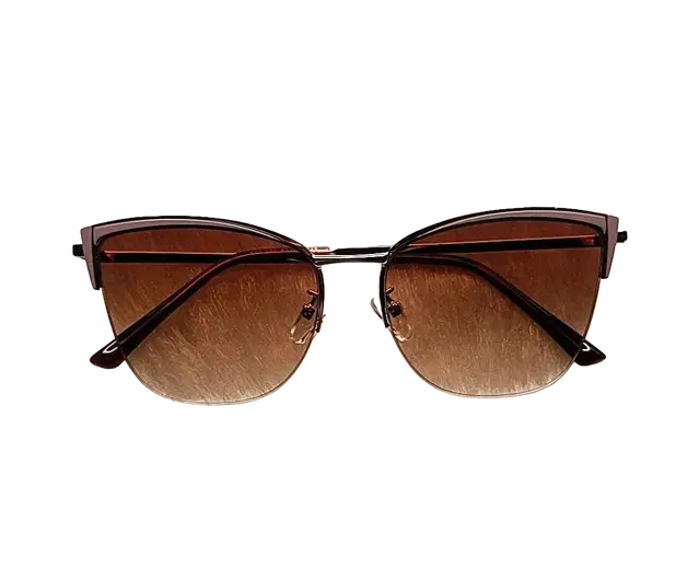 UV Protected Stylish Sunglass for Women (Brown)