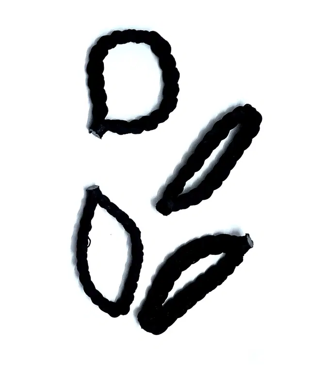 Handmade Thread Bracelet for Men & Women, Pack of 4 (Black)