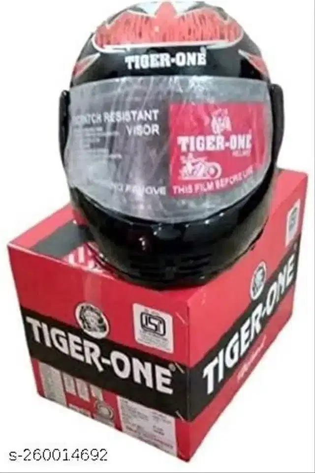 Full Face Helmet For Men & Women, Black