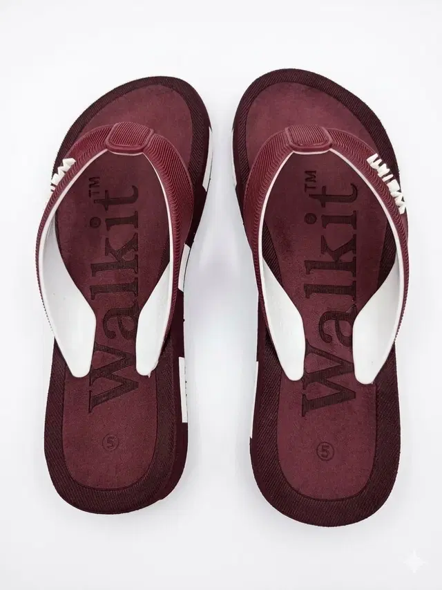 Slipers for Women, Maroon (4)