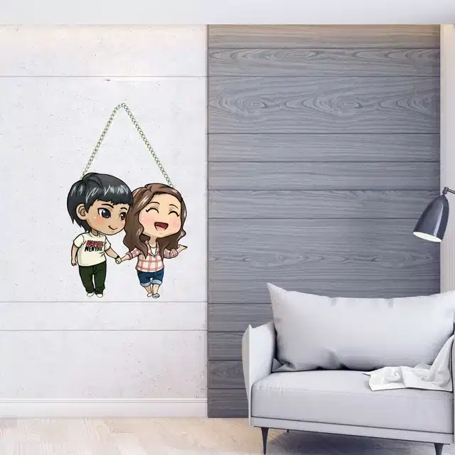 Wooden Wall Hangers for Office and Living Room, Multicolor