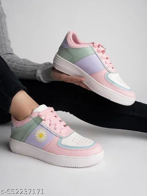Shoetopia Girls Sneakers Multicolor (9-10 Years)