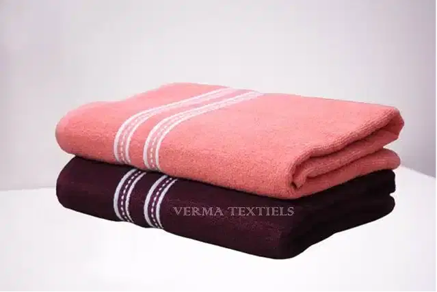 Bath Towel, 27x54 inches, Pack of 2, Multicolor