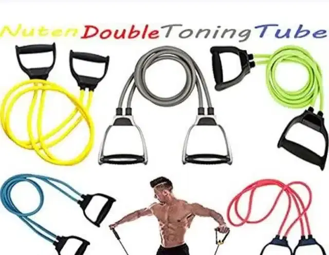 Double Resistance Band Toning Tube, Assorted