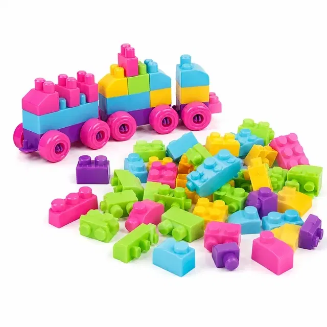 50 Pcs Building Blocks Toy Set, Creative Learning Educational Block Toys