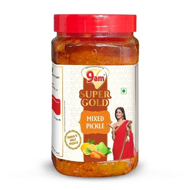 9 Am Super Gold Mixed Pickle 900 g