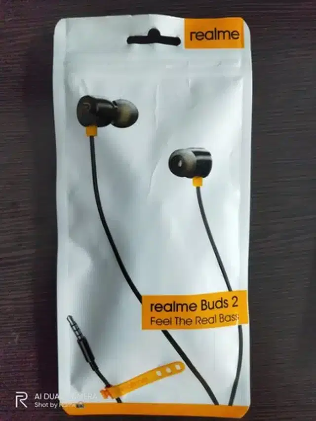 Realme Buds 2 In-Ear 3.5 mm Wired Earphone with Mic, Black