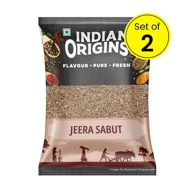 Indian Origins Jeera Sabut 2X50 g (Set of 2)