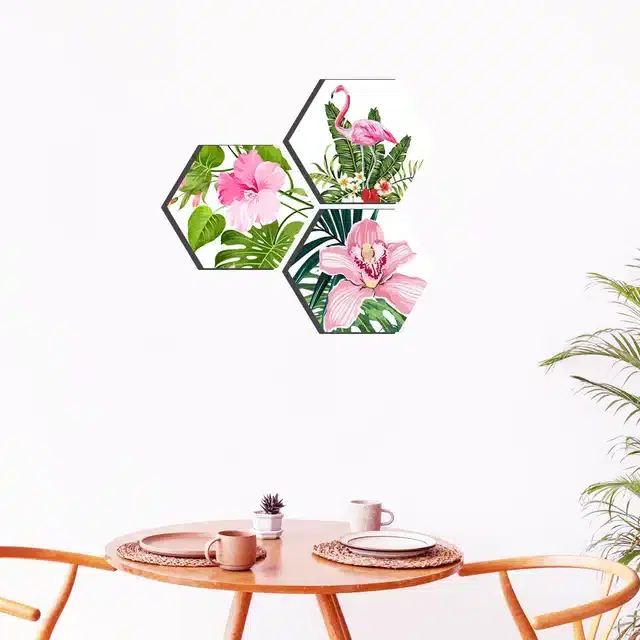 Wooden Wall Paintings, Set of 1, Multicolor, 24x20 Inches