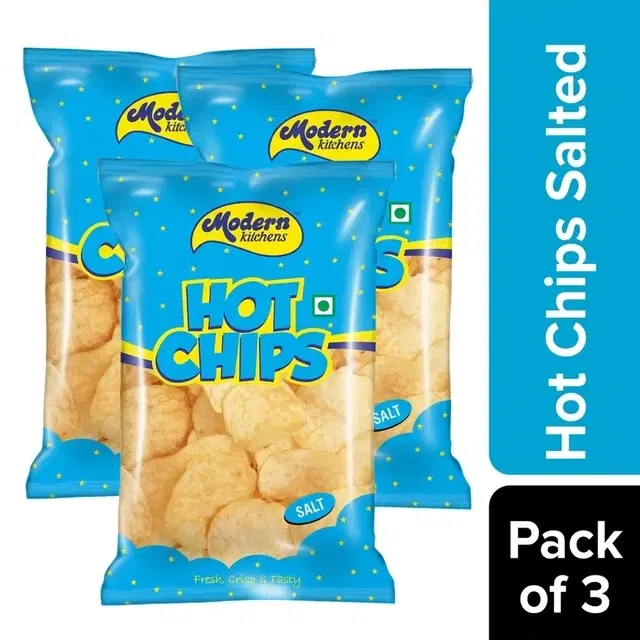 Modern Kitchens Hot Chips Salted 25 g - Pack of 3