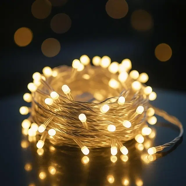 Mprow High Glow 10 Meter 34 Led's String Light, Warm White