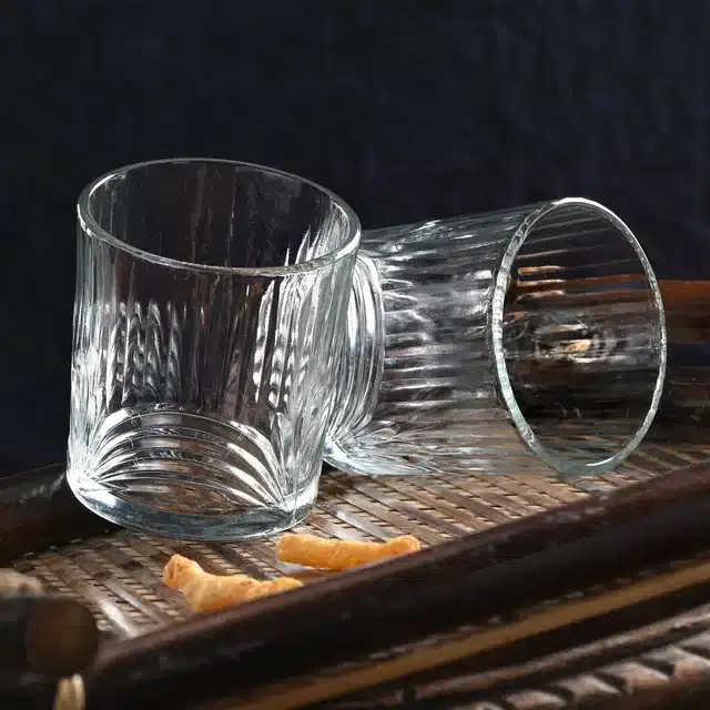 Liquor cum Cocktail Glasses, Transparent, 200 ml, Pack of 2