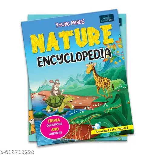 Young Minds Nature Encyclopedia for Kids – Fun Nature Trivia, Questions and Answers Book to Boost Knowledge, Curiosity, Brain Development and Early Learning