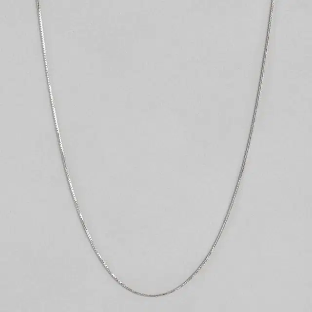 Brass Chain for Women (Silver)