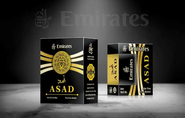 Emirates Asad Alcohol Free Roll On Ittar for Men & Women, 6 ml