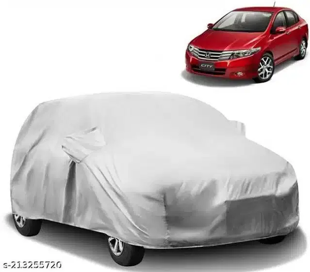 Taffeta Waterproof Car Cover for Honda City, Multicolor