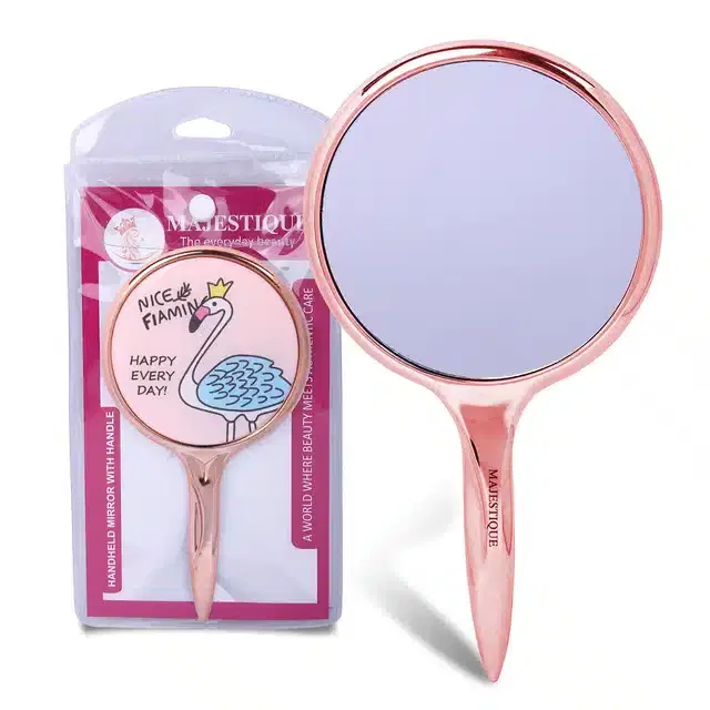 Majestique Single Sided Handheld Beauty Mirror, B-13