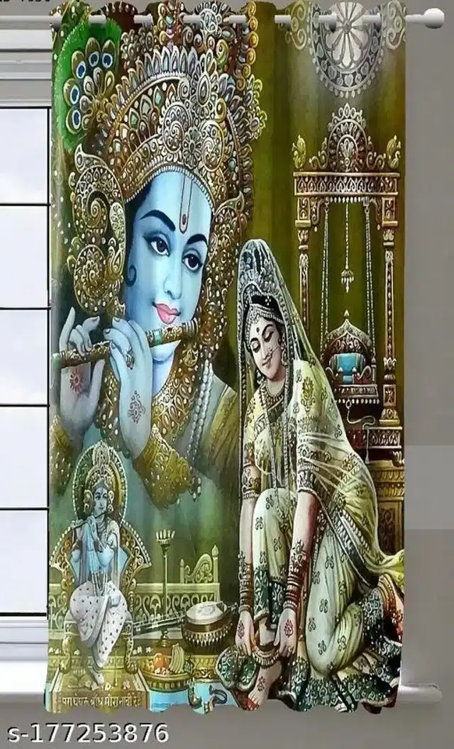 Curtains for Door, Multicolor, 5 Feet