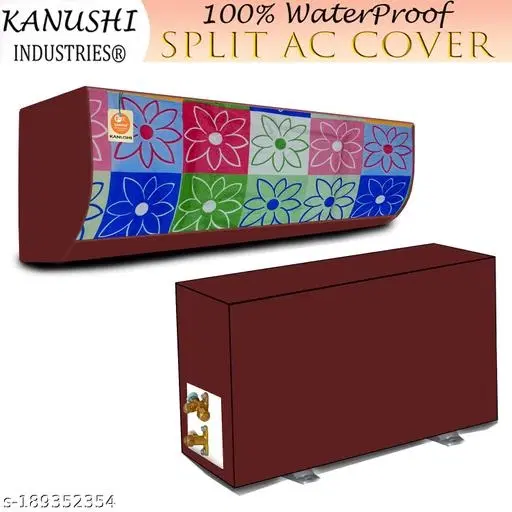KANUSHI industries® 100% Waterproof Split AC Cover Set For Indoor And Outdoor Unit 1.5 to 2.0 Ton Capacity (AC-IN-OUT-W.F-NW-NEW-06)